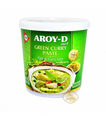 GREEN CURRY PASTE AROY-D 400 Gr
